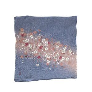 Chiyo Uno Japanese Furoshiki Scarf 18" Flora Cherry Blossom Coquette Fairy Whims